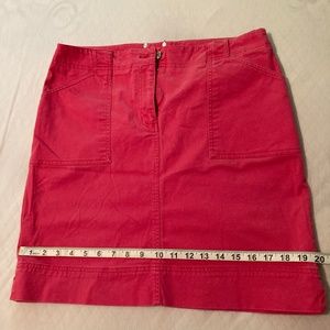Jones New York hot pink mini skirt
